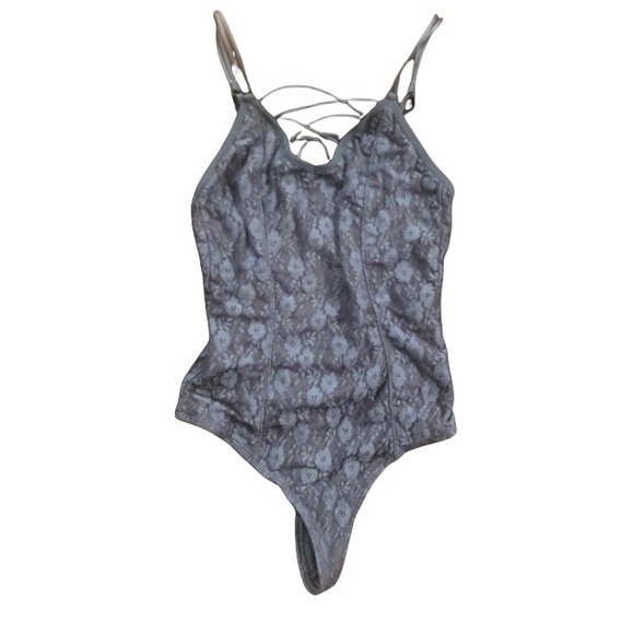 Lacey Indigo Essence One-Piece Thong - Picture 1 of 7
